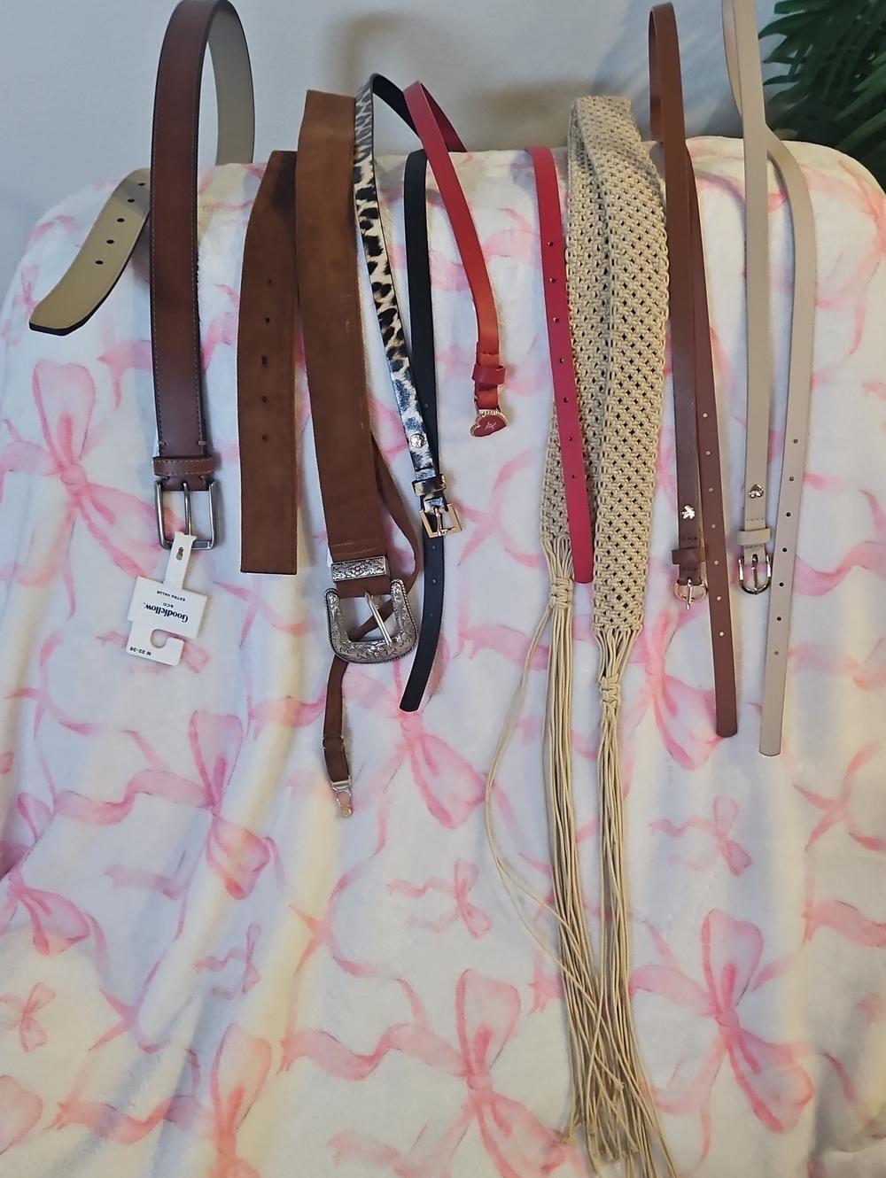 Assorted Belts- Goodfellow & Co, Juicy Couture & Others Women’s Belt Bundle